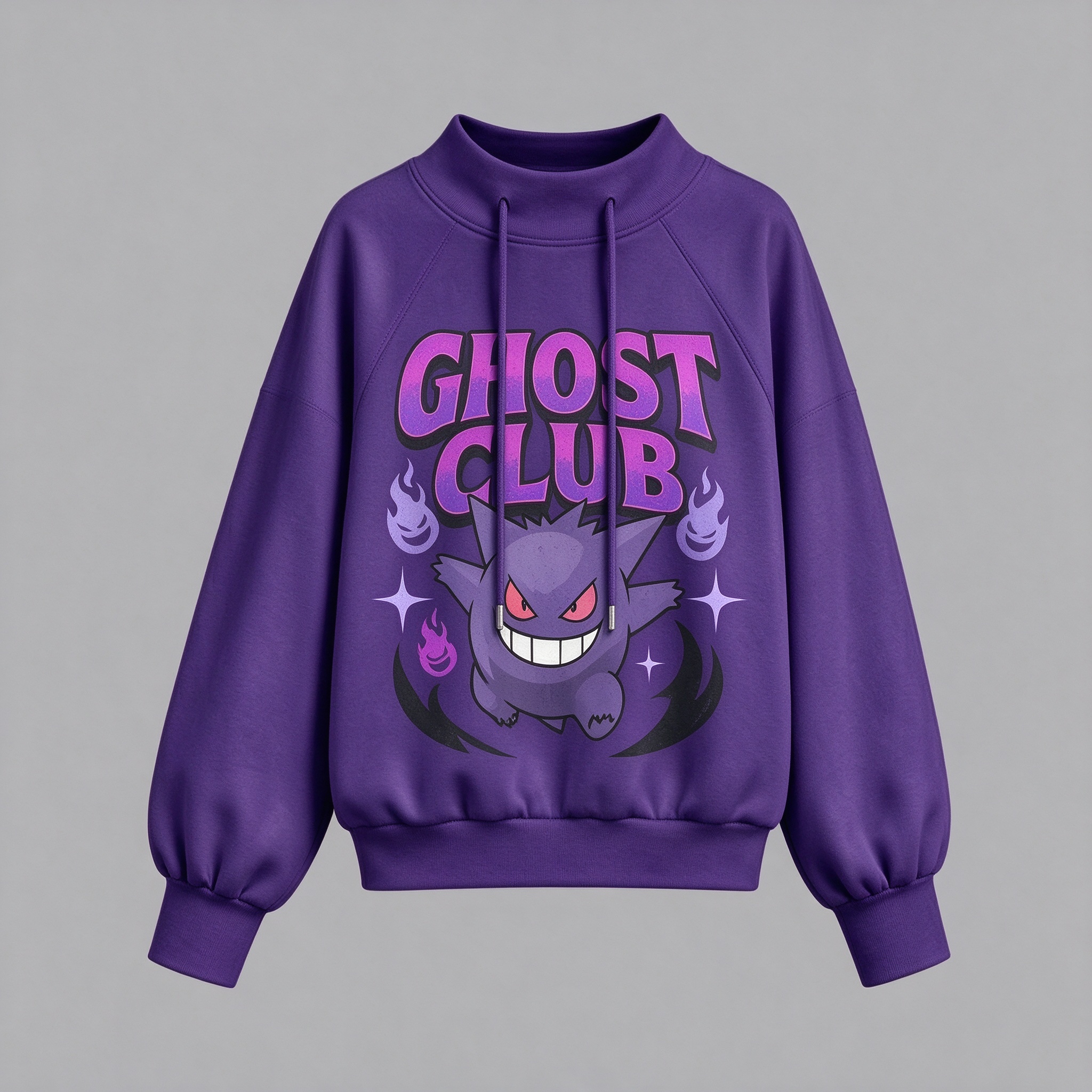 Pokémon-Gengar hoodie and shorts set