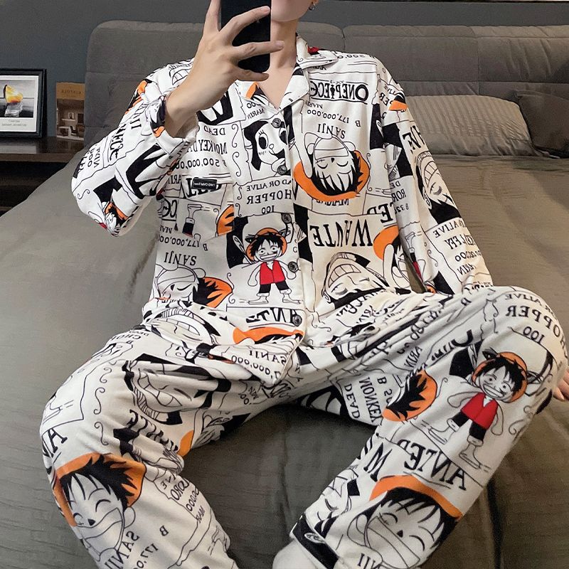 Luffy Ice silk short-sleeved pajamas