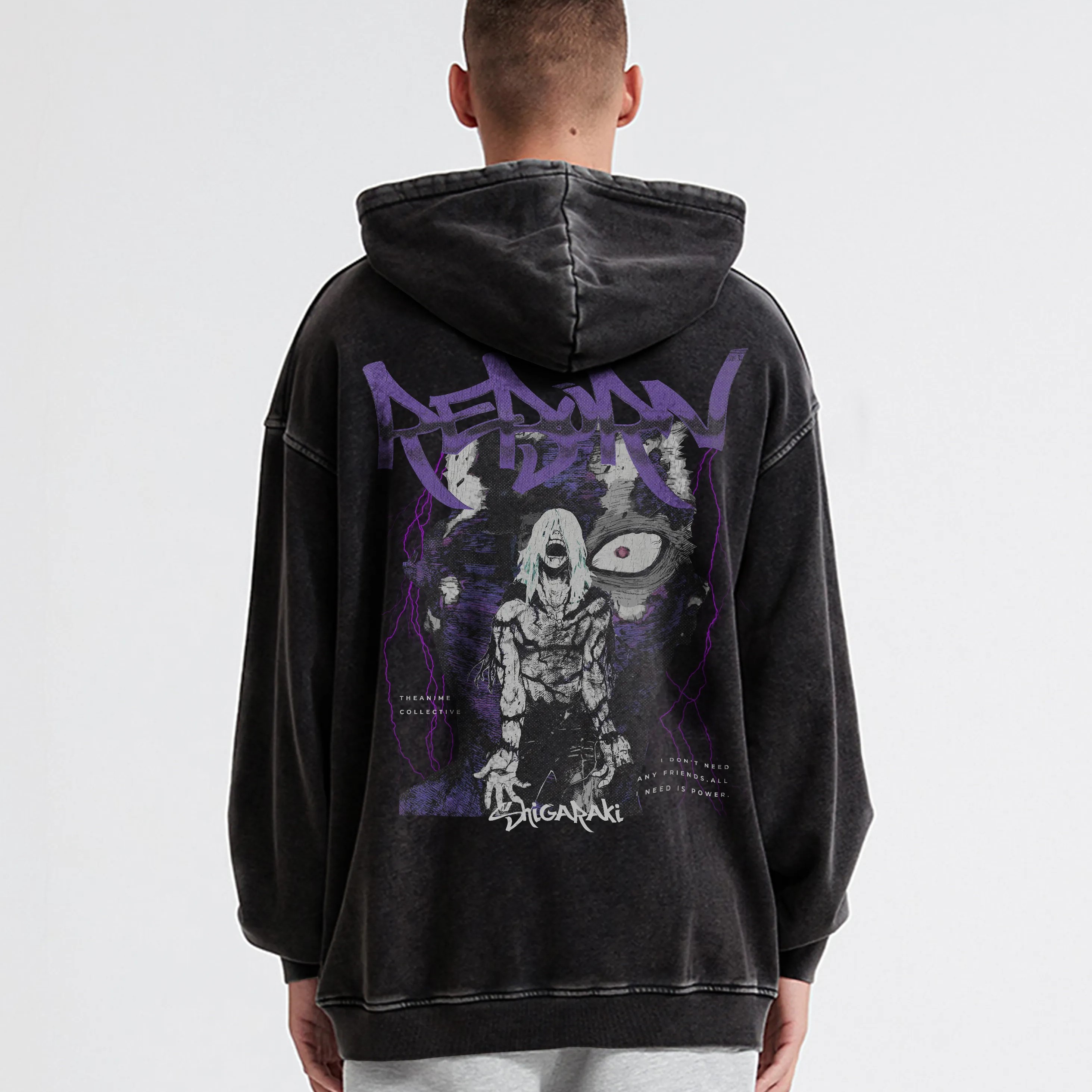 Shigaraki Vintage Hoodie | My Hero Academia