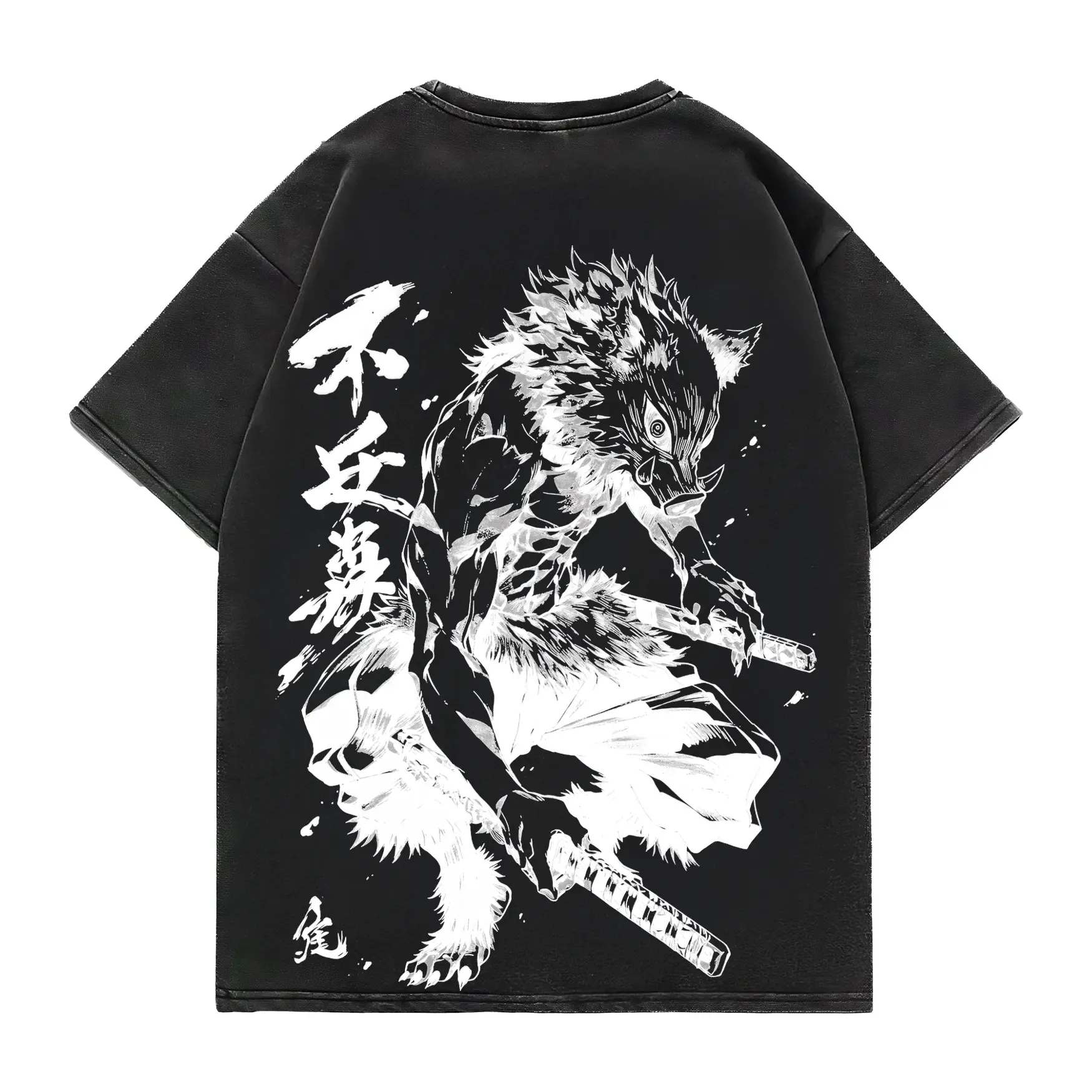 Vintage Oversized T-Shirt|Demon Slayer