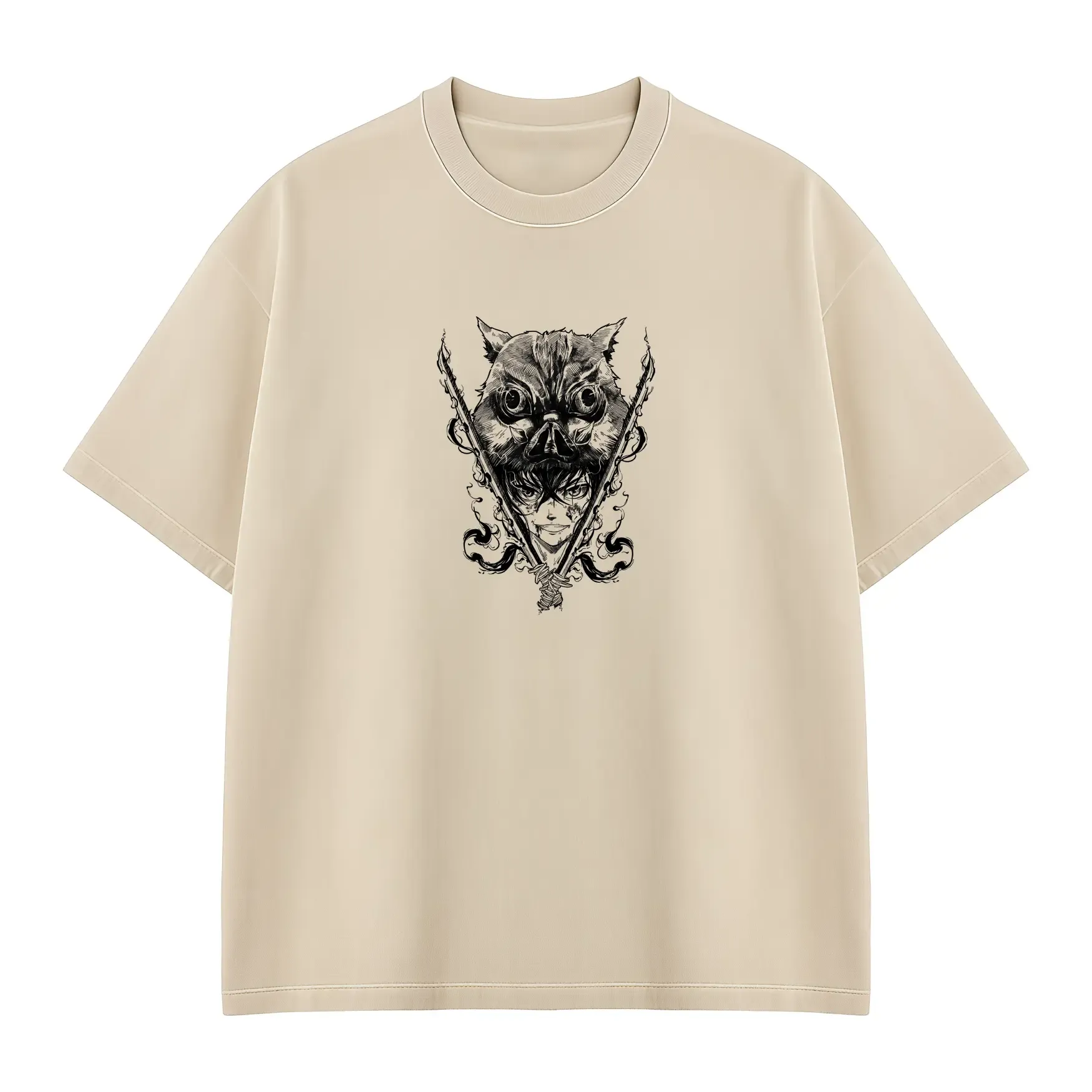 Vintage Oversized T-Shirt|Demon Slayer