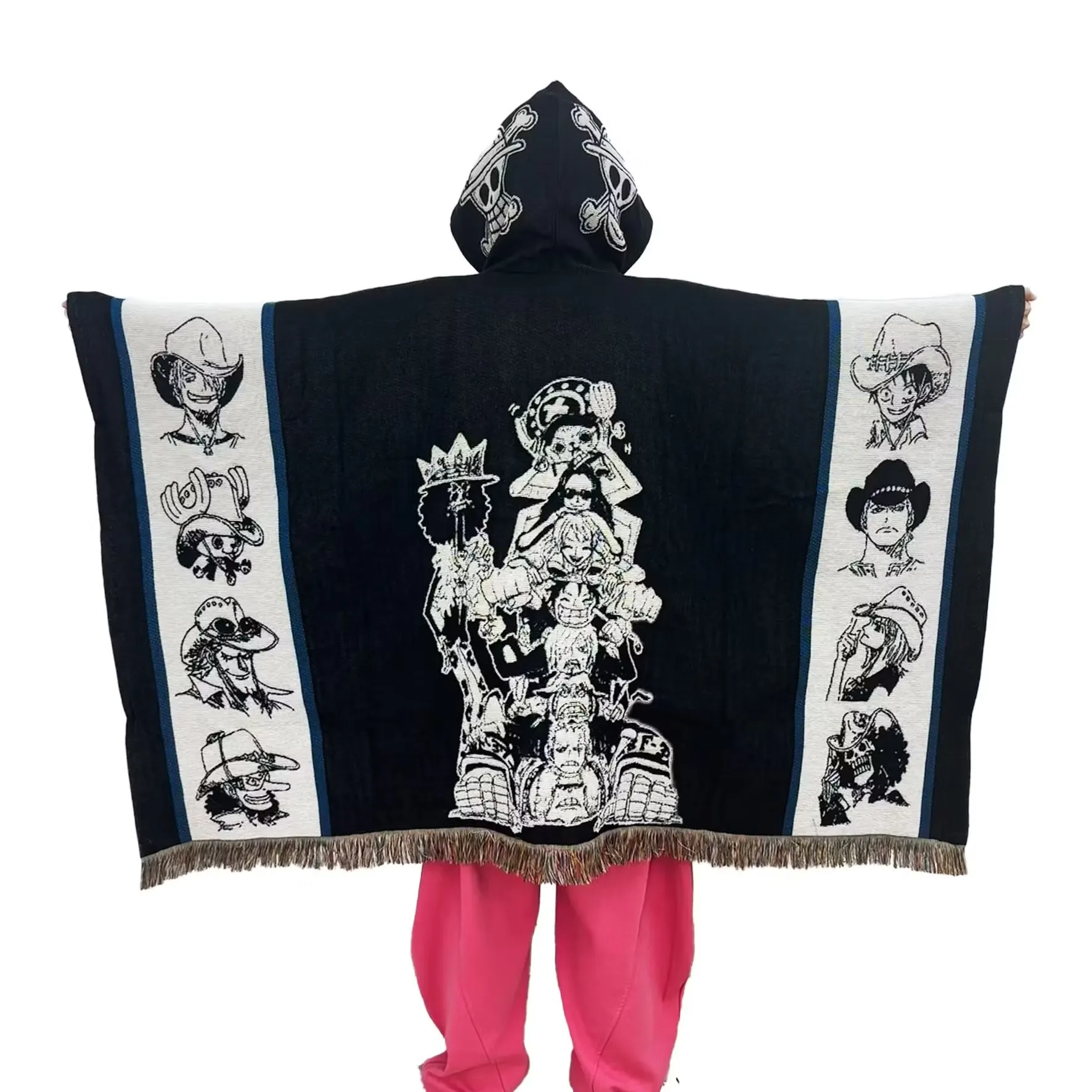Anime Wearable Blanket Poncho One Piece