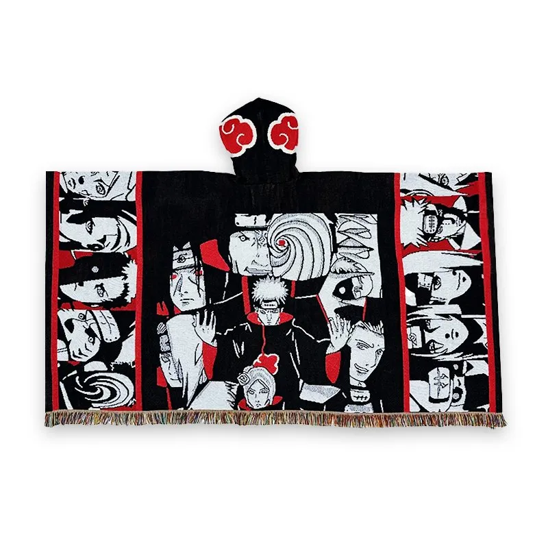 Anime Wearable Blanket Poncho Naruto