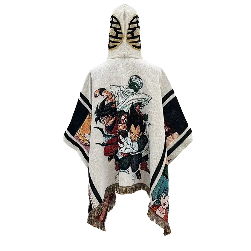 Anime Wearable Blanket Poncho DragonBall