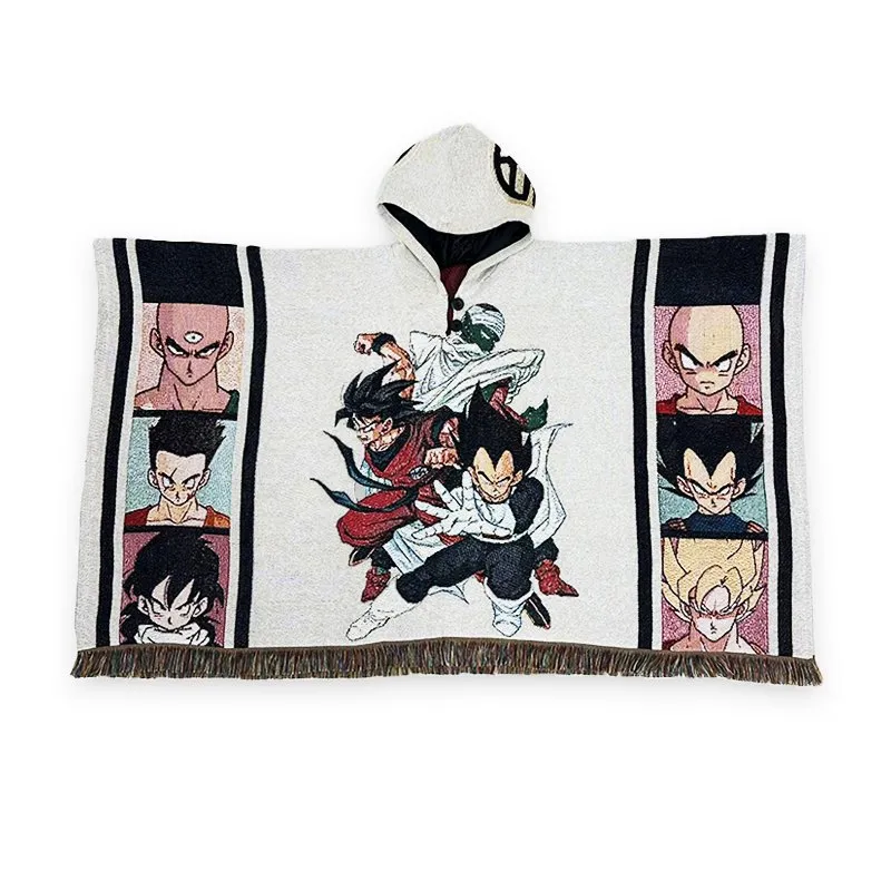 Anime Wearable Blanket Poncho DragonBall