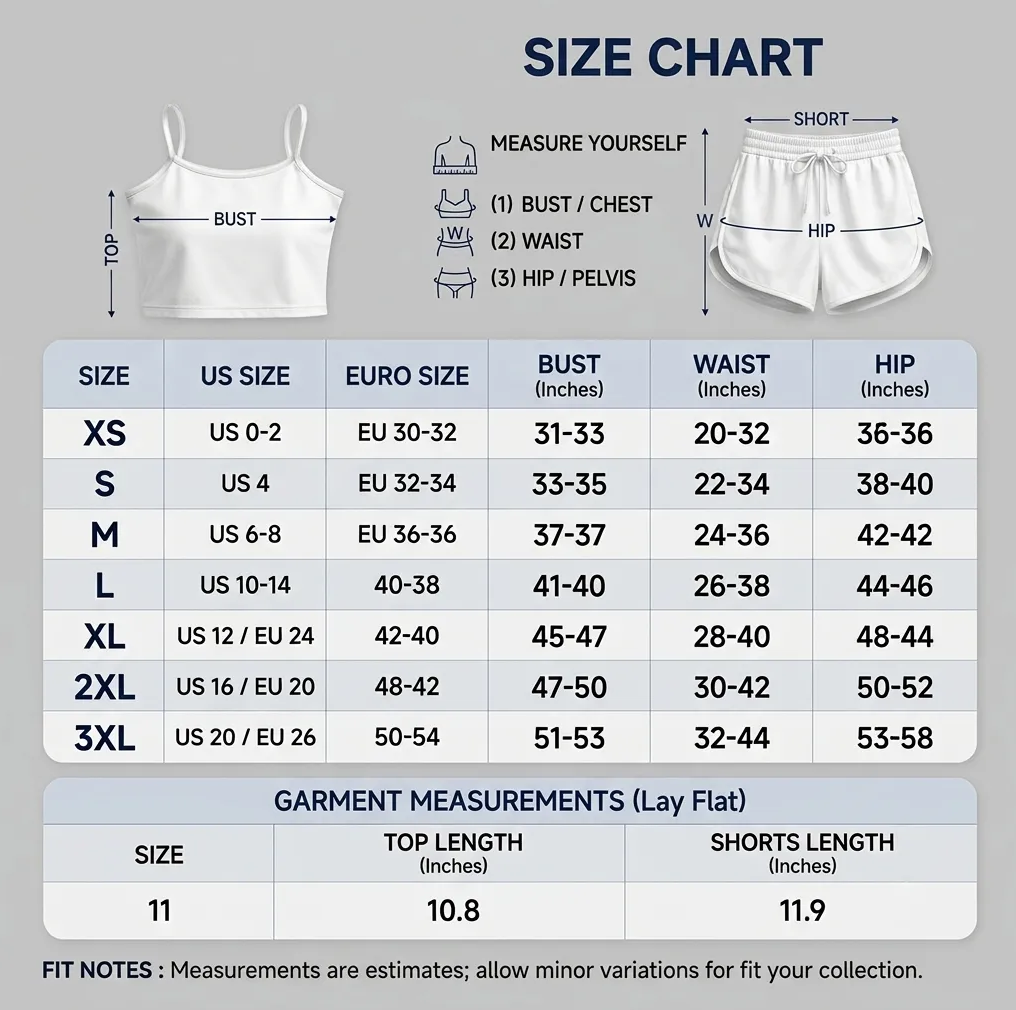 Inuyasha One Piece Anime Shorts and Crop Top Set