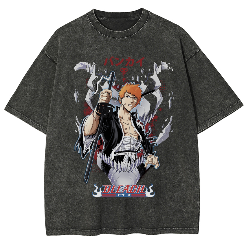 Ichigo Vintage Oversized T-Shirt | Bleach
