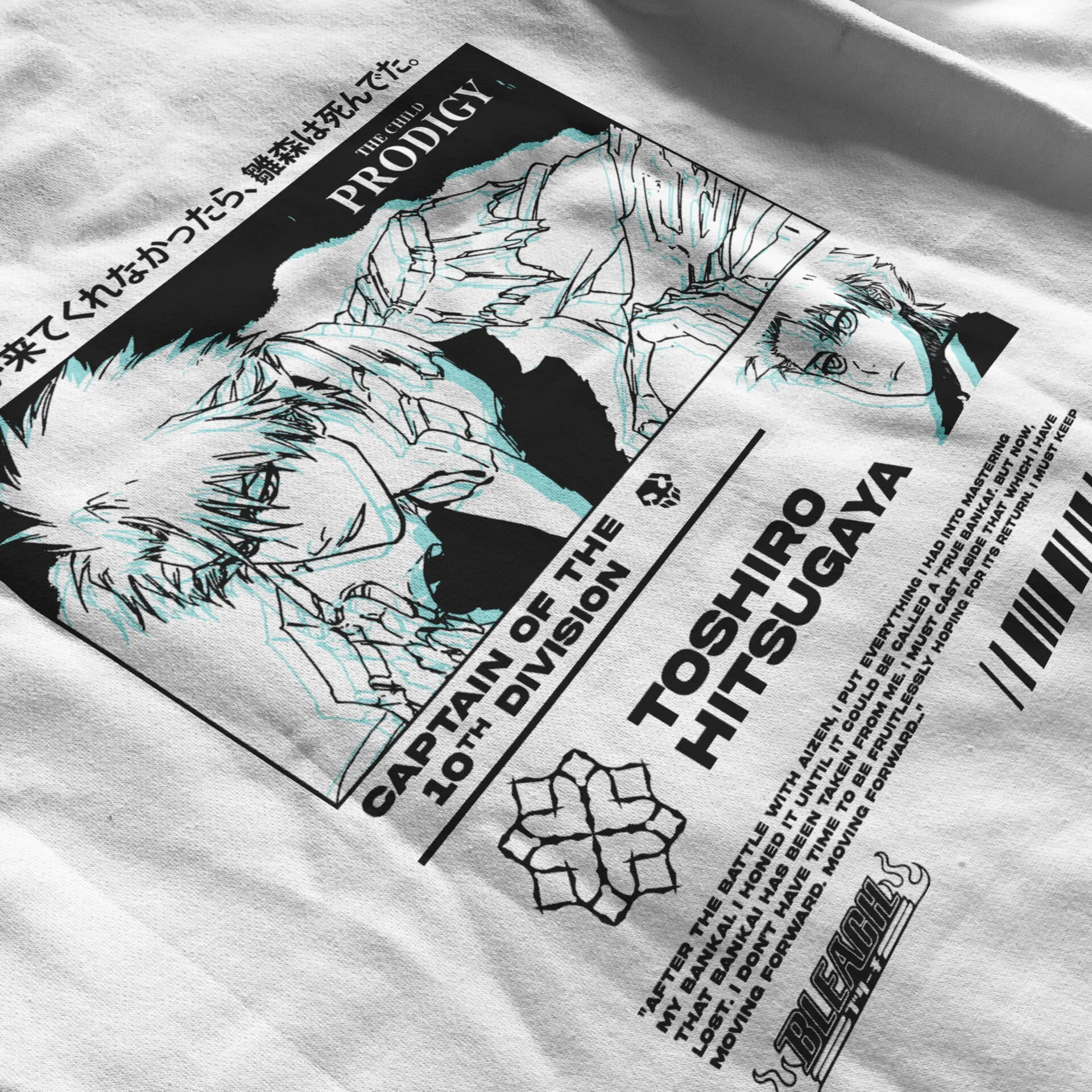Toshiro Hitsugaya Bleach | White Hoodie TYBW