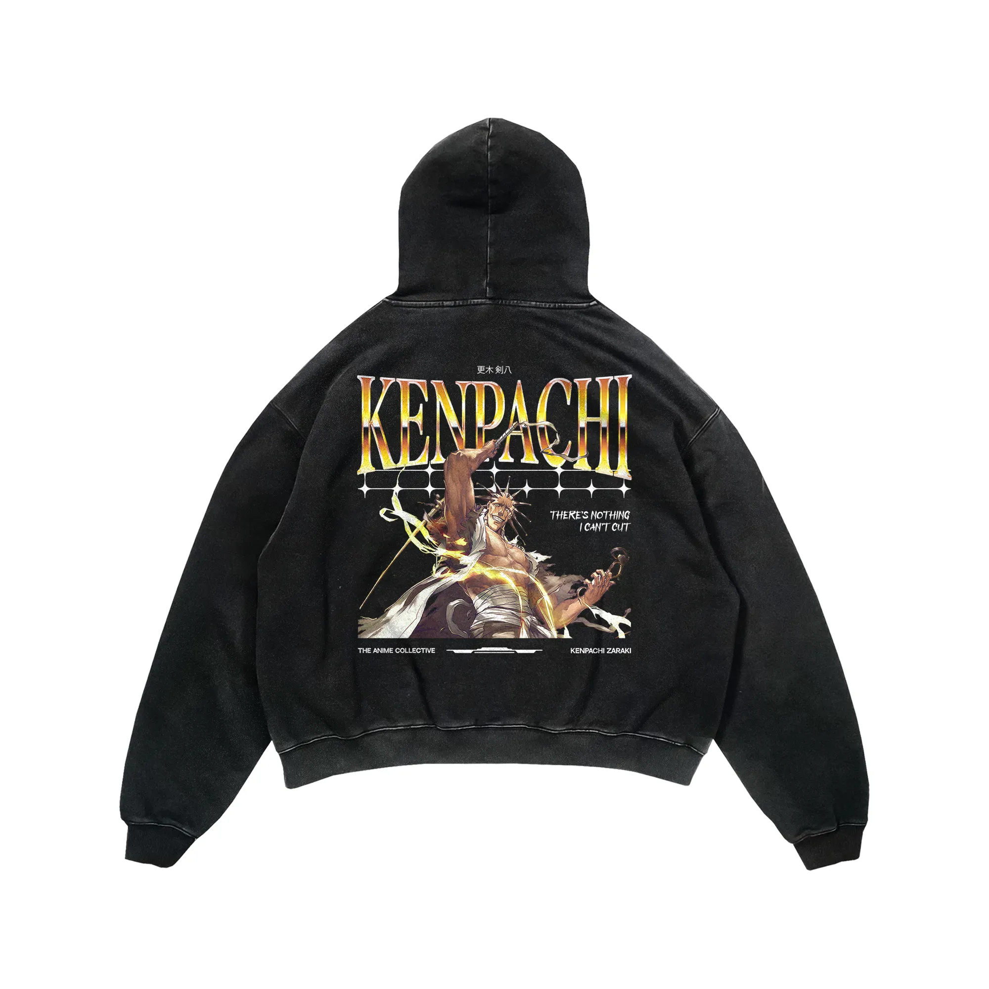 Kenpachi Vintage Hoodie | Bleach