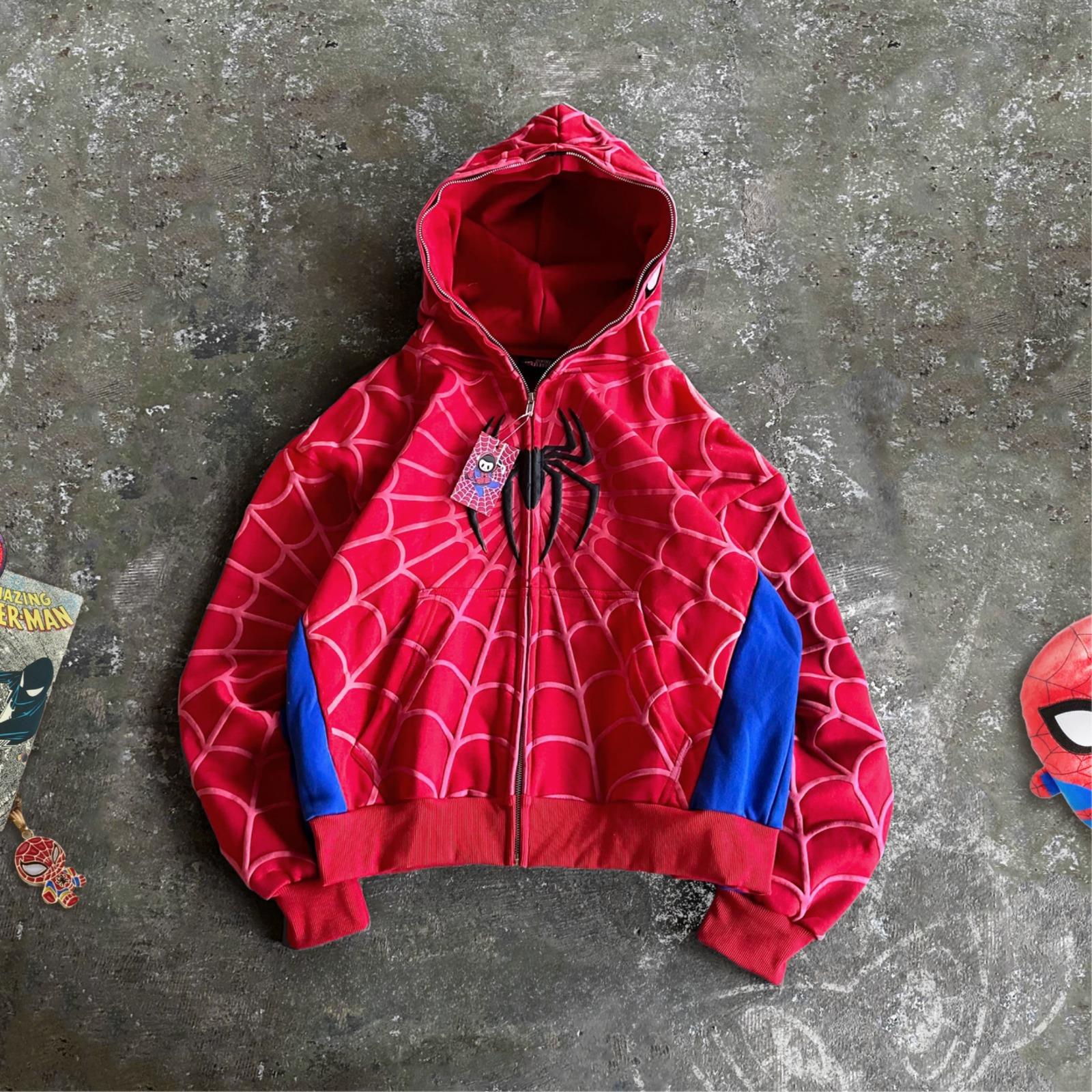 Spider-Man Embossed Full Zip Cardigan