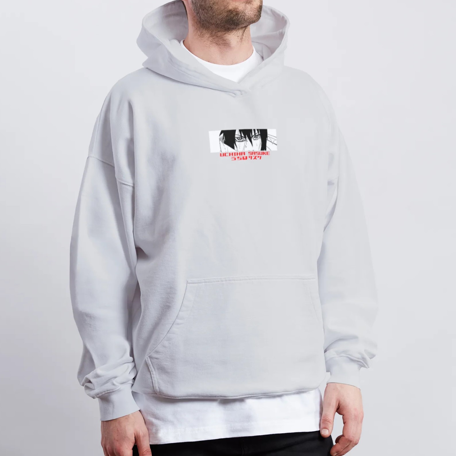 Uchiha Sasuke Boruto | White Hoodie