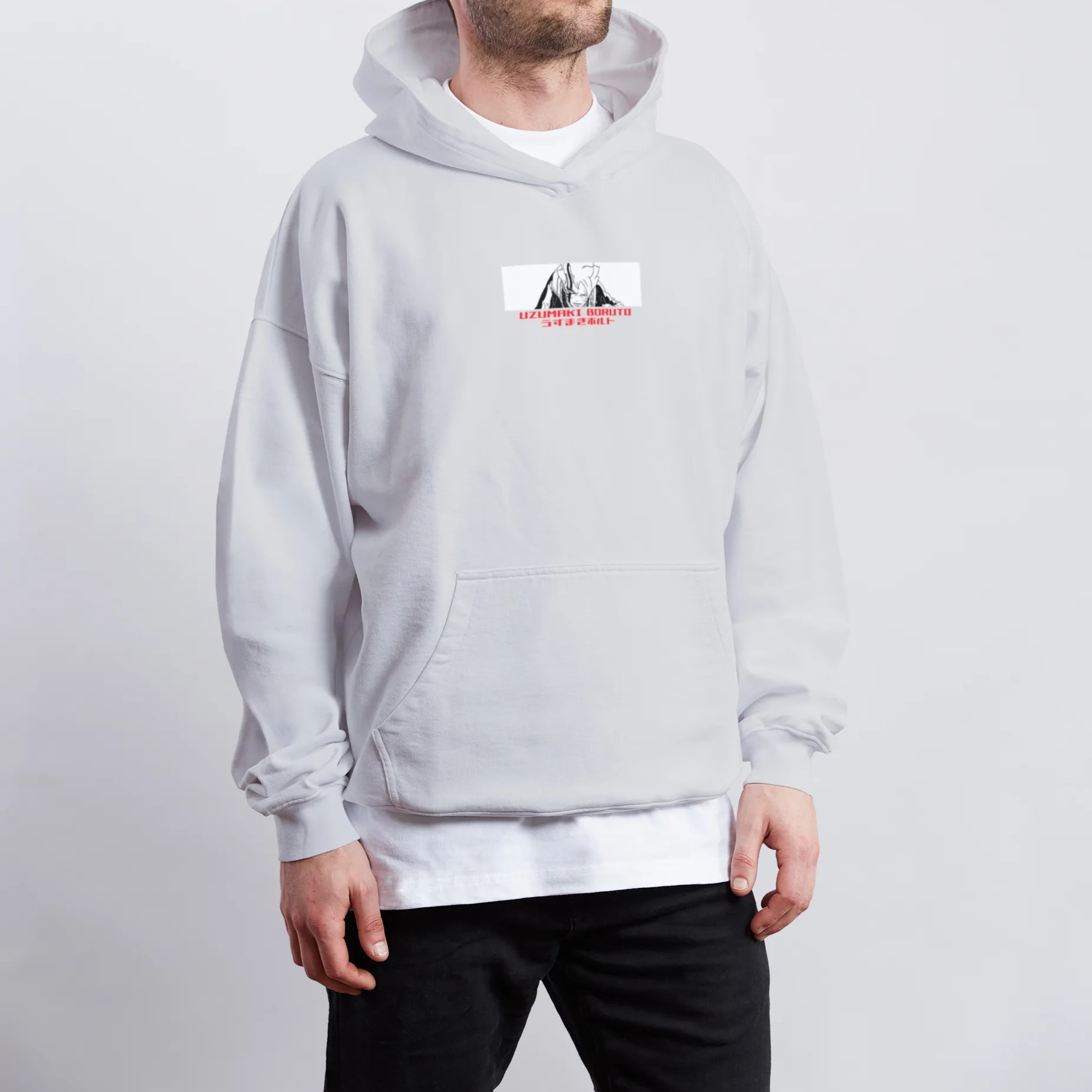 Boruto Uzumaki | White Hoodie