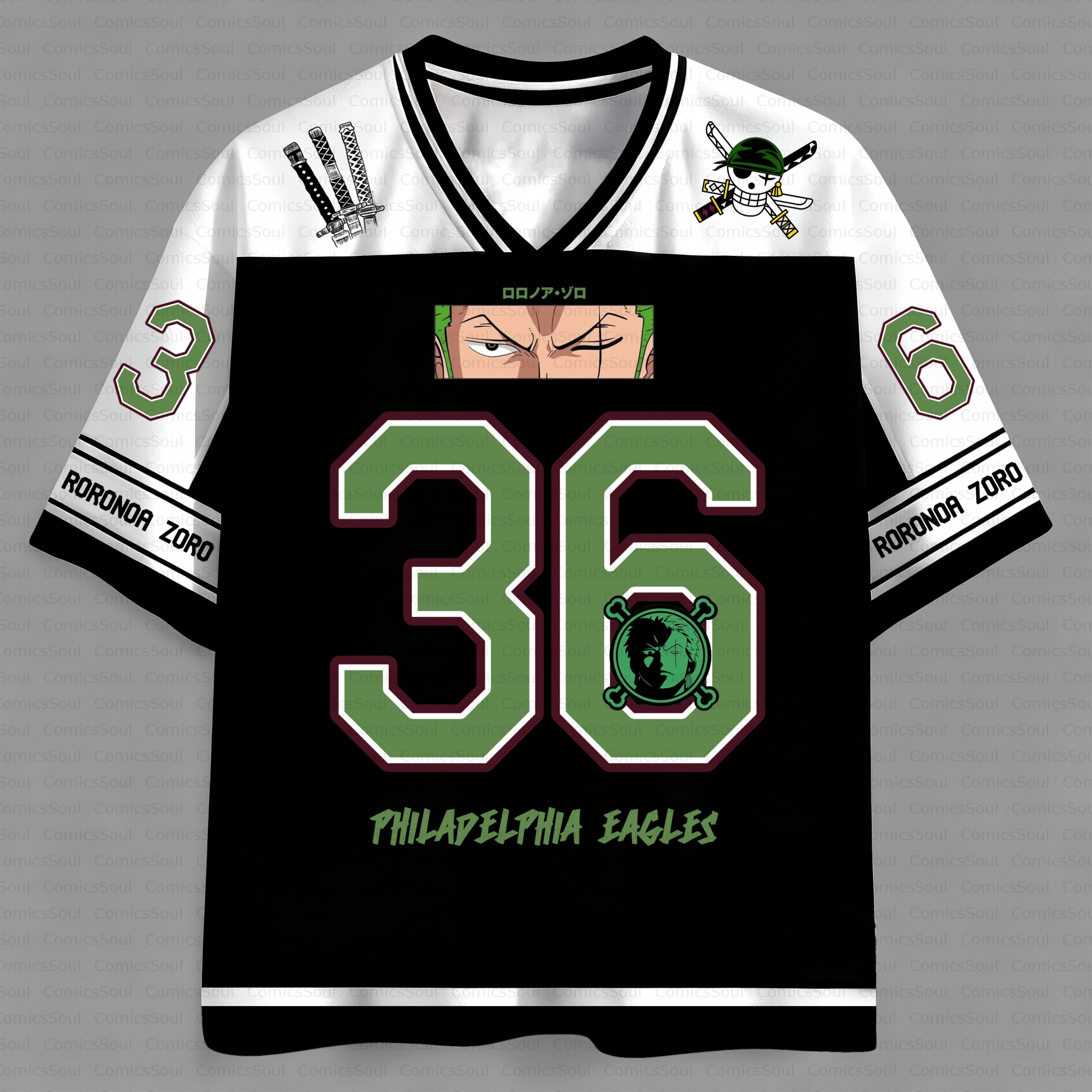 One Piece Anime Football Jersey