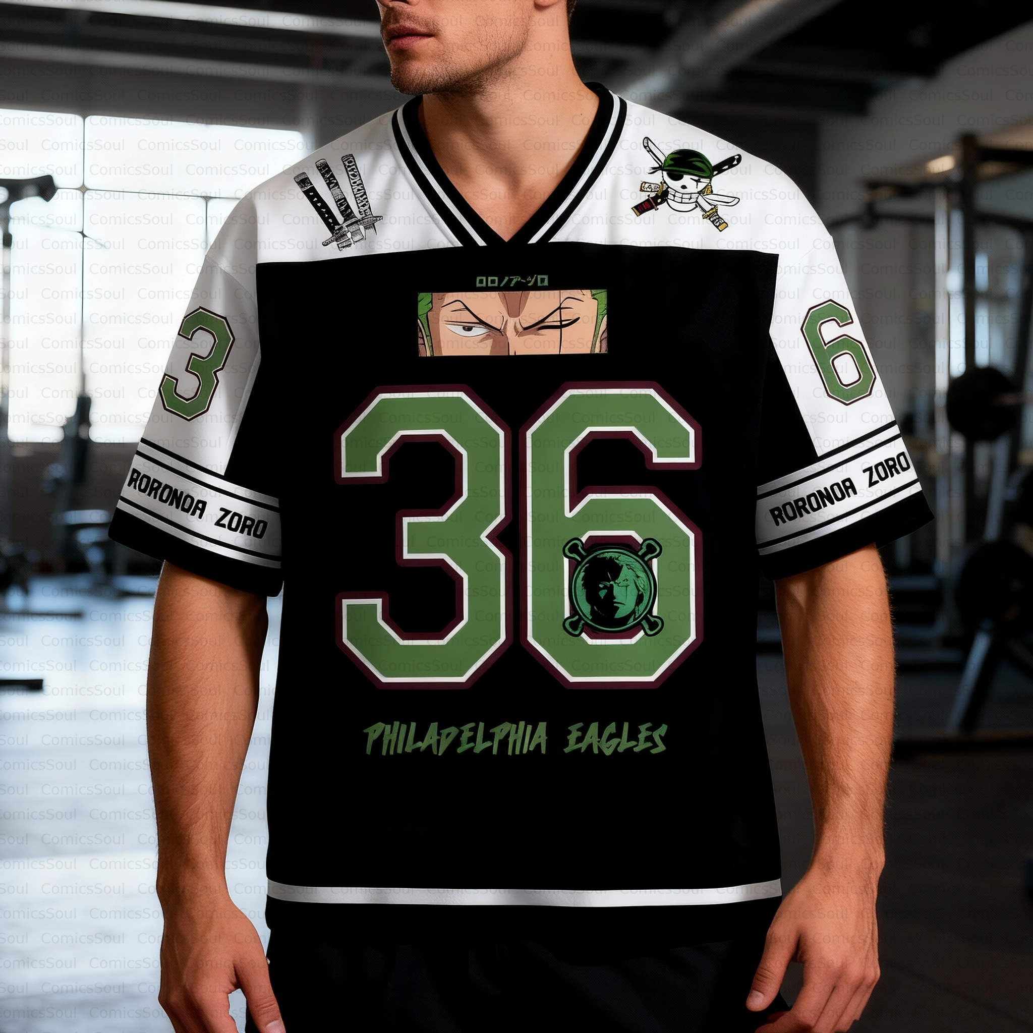 One Piece Anime Football Jersey