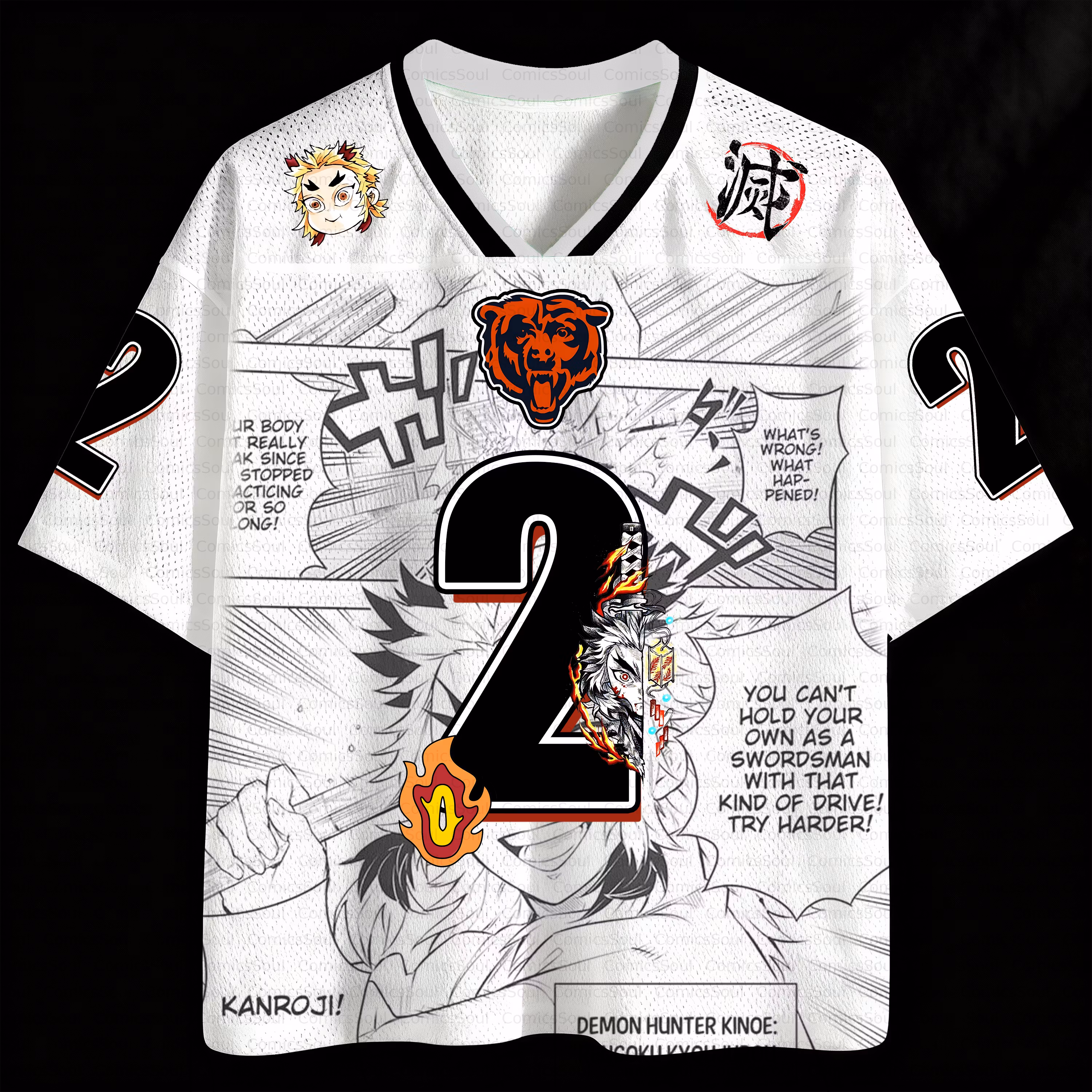 Demon Slayer Anime Football Jersey