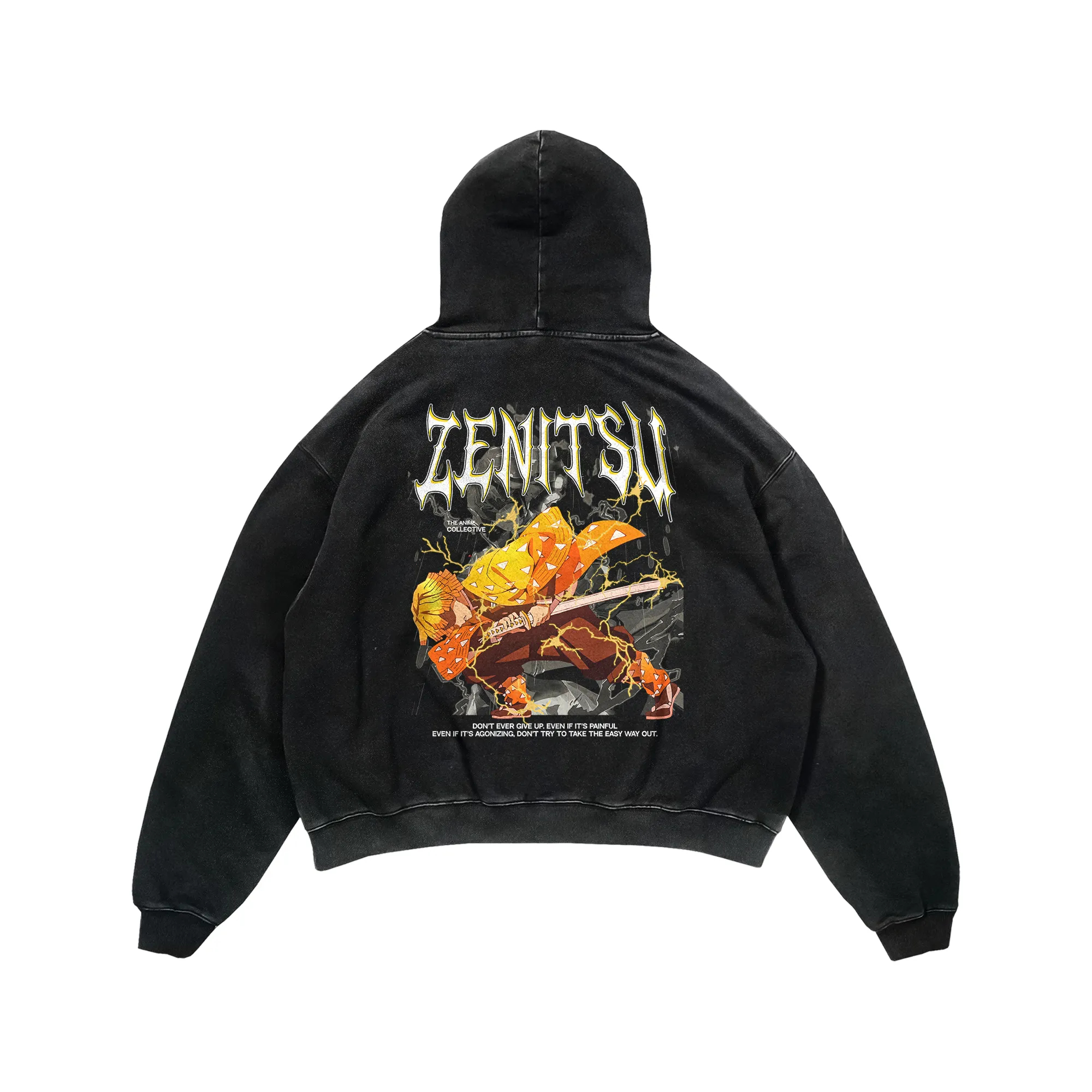 Zenitsu Vintage Hoodie | Demon Slayer