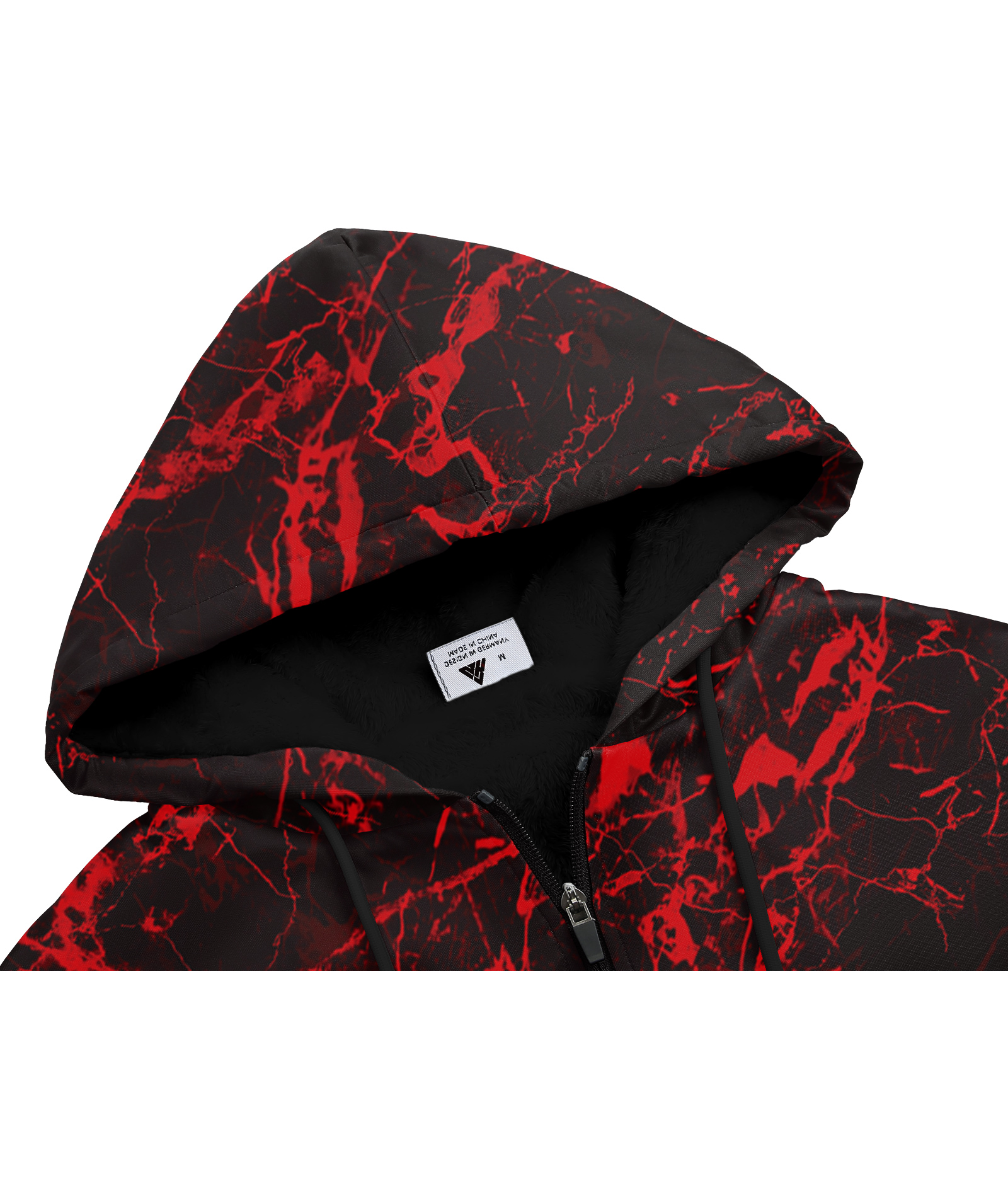 Men's Long Sleeve Graphic Printed Fleece Hoodie-CFMWY00111