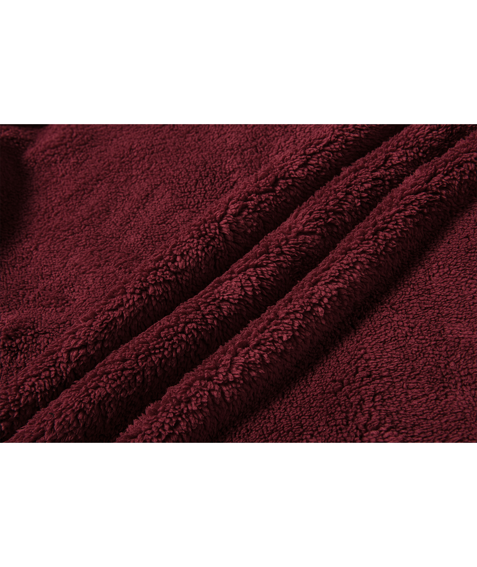 Men's Full Zipper Solid Color Fleece Hoodie-CUMFH04094