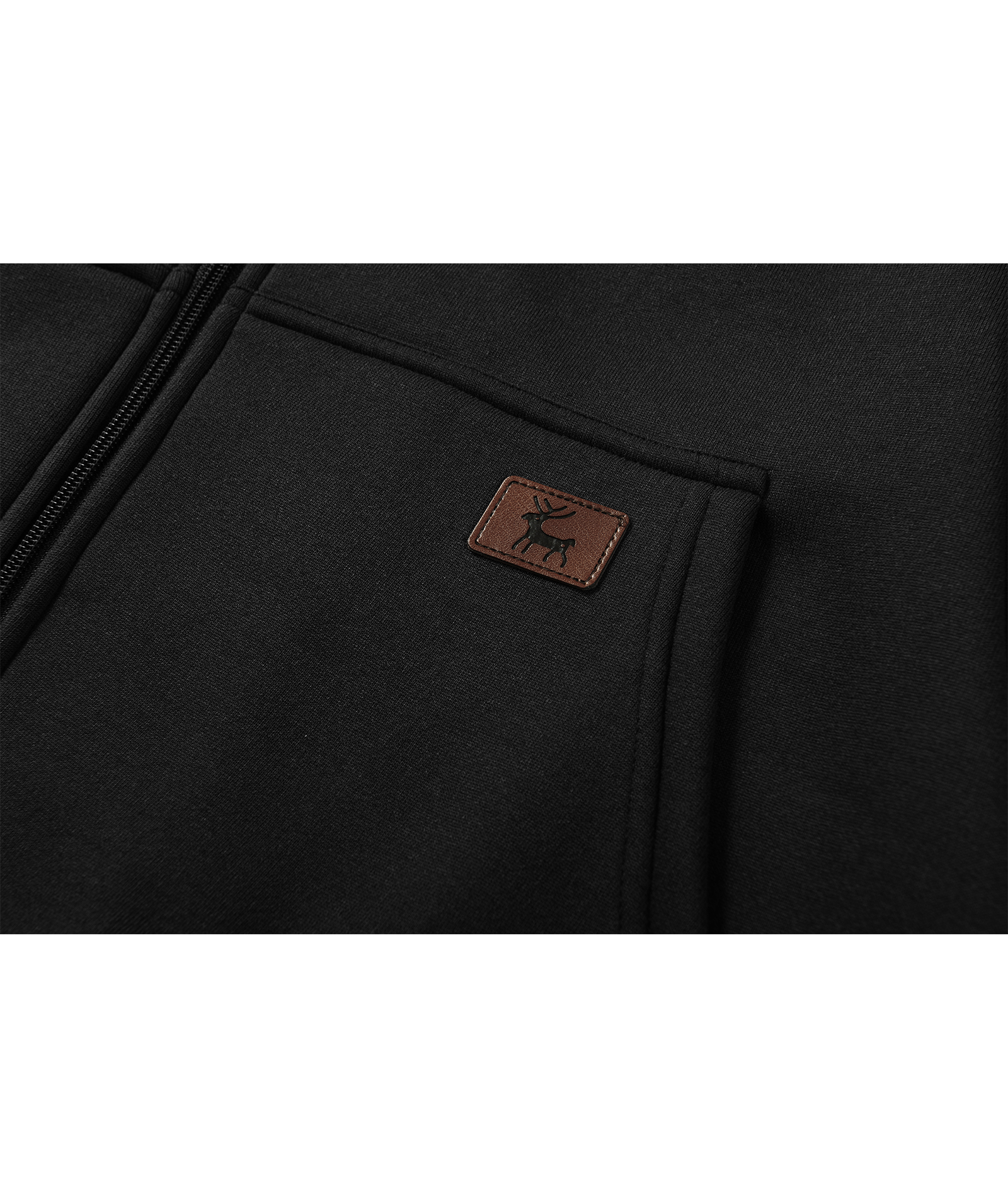 Men's Long Sleeve Solid Color Fleece Casual Hoodie-CUMFH04095