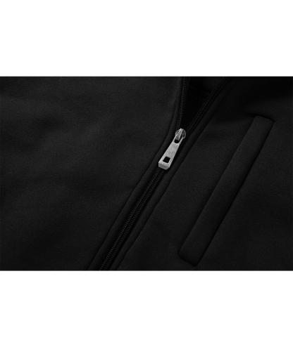 Men's Long Sleeve Solid Color Fleece Casual Hoodie-CUMFH04095