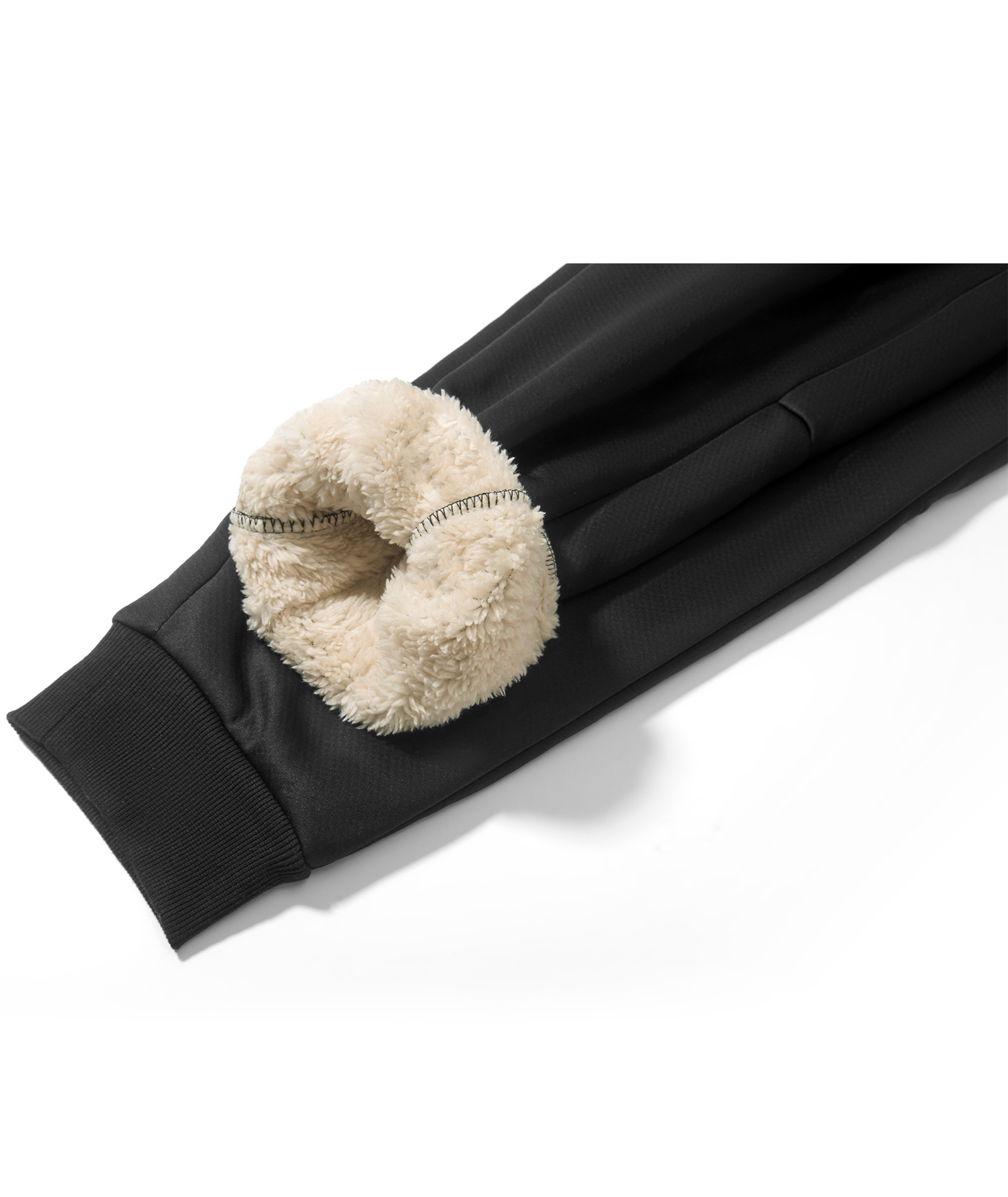 Men's Color Block Casual Fleece Sweatpant-CUMFS01643