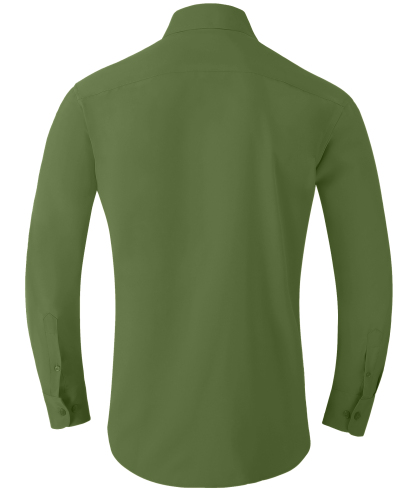 Men's Button Up Long Sleeve Casual Shirt-CUMLT01725