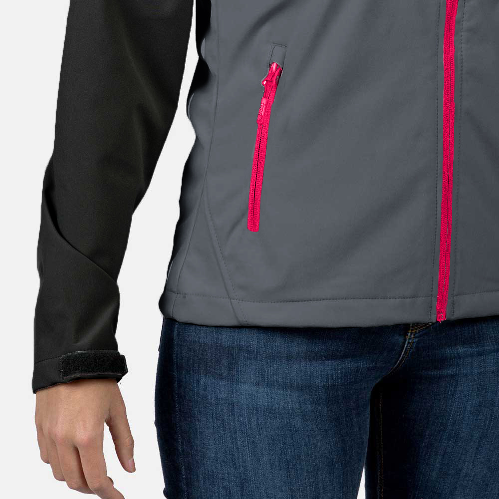 JACKETW Women's Softshell Hooded Windbreaker Jacket-2321005