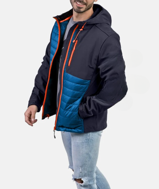 JACKETW Men's Full-Zip Hooded Jacket-2321014 