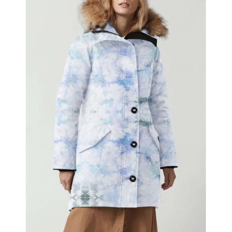 JACKETW Women's Rossclair Parka Print Glacial Melt Jacket -WS220814