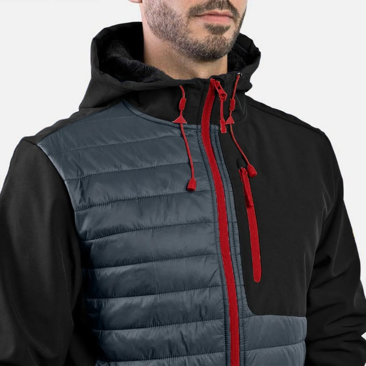 JACKETW Men's Full-Zip Hooded Jacket-2321014 