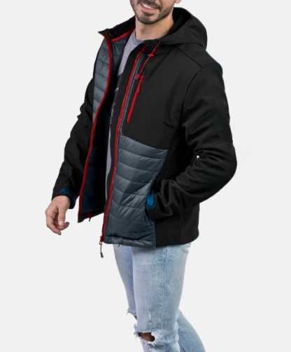 JACKETW Men's Full-Zip Hooded Jacket-2321014 