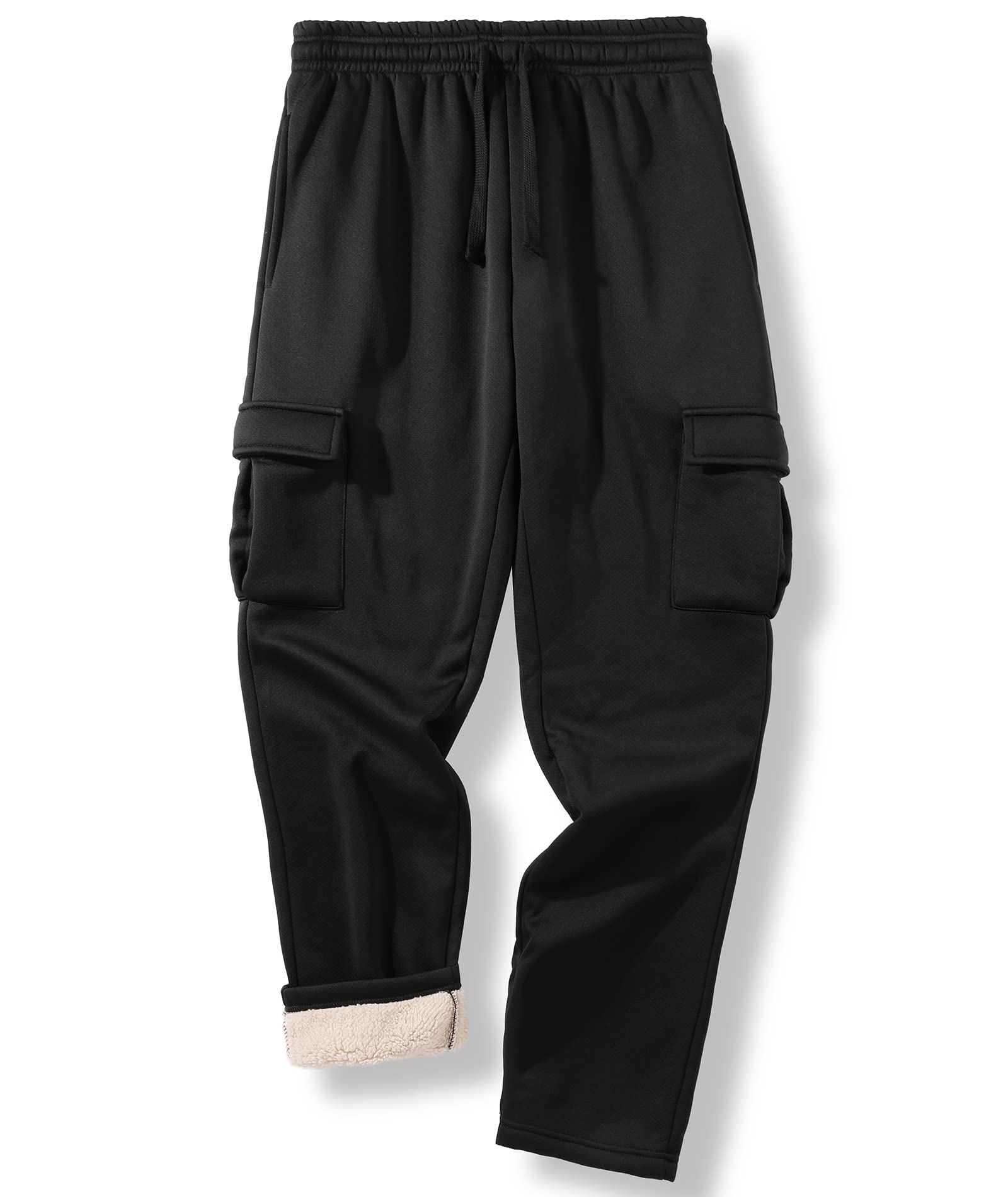 Men's Multi Pockets Fleece Warm SweatPant-CFMGK00021