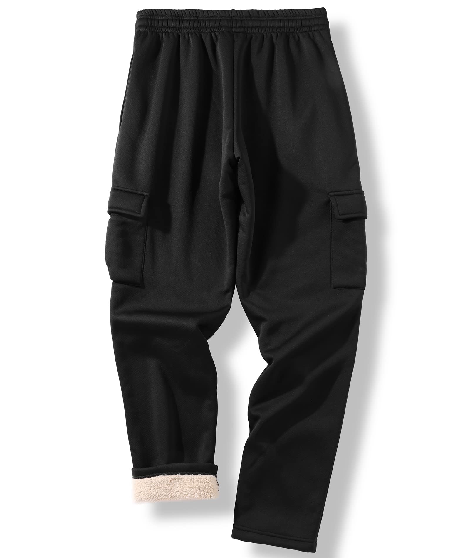 Men's Multi Pockets Fleece Warm SweatPant-CFMGK00021