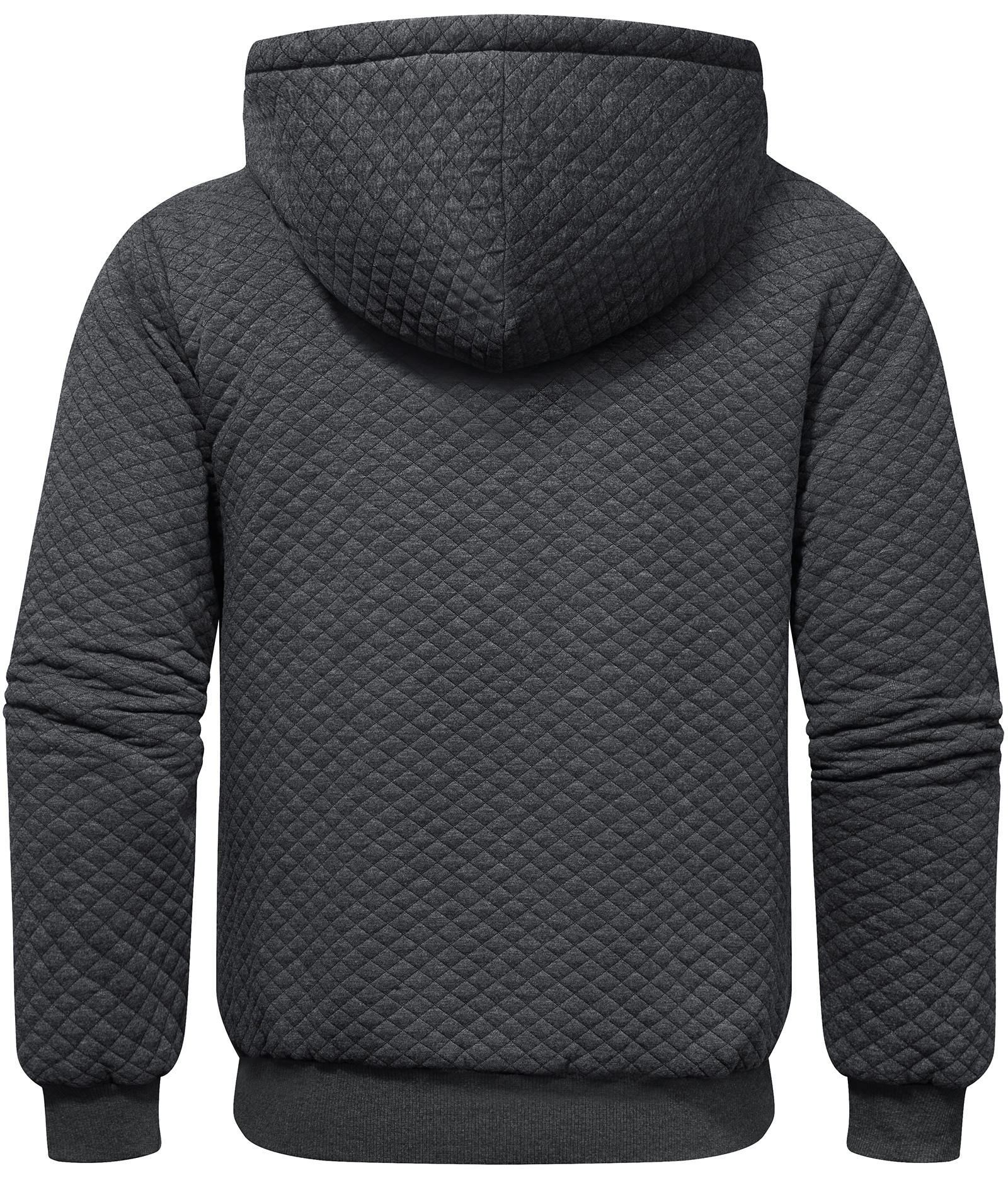 Men's Zip Up Heavyweight Sherpa Lined Fleece Hoodie-CUMFH02162