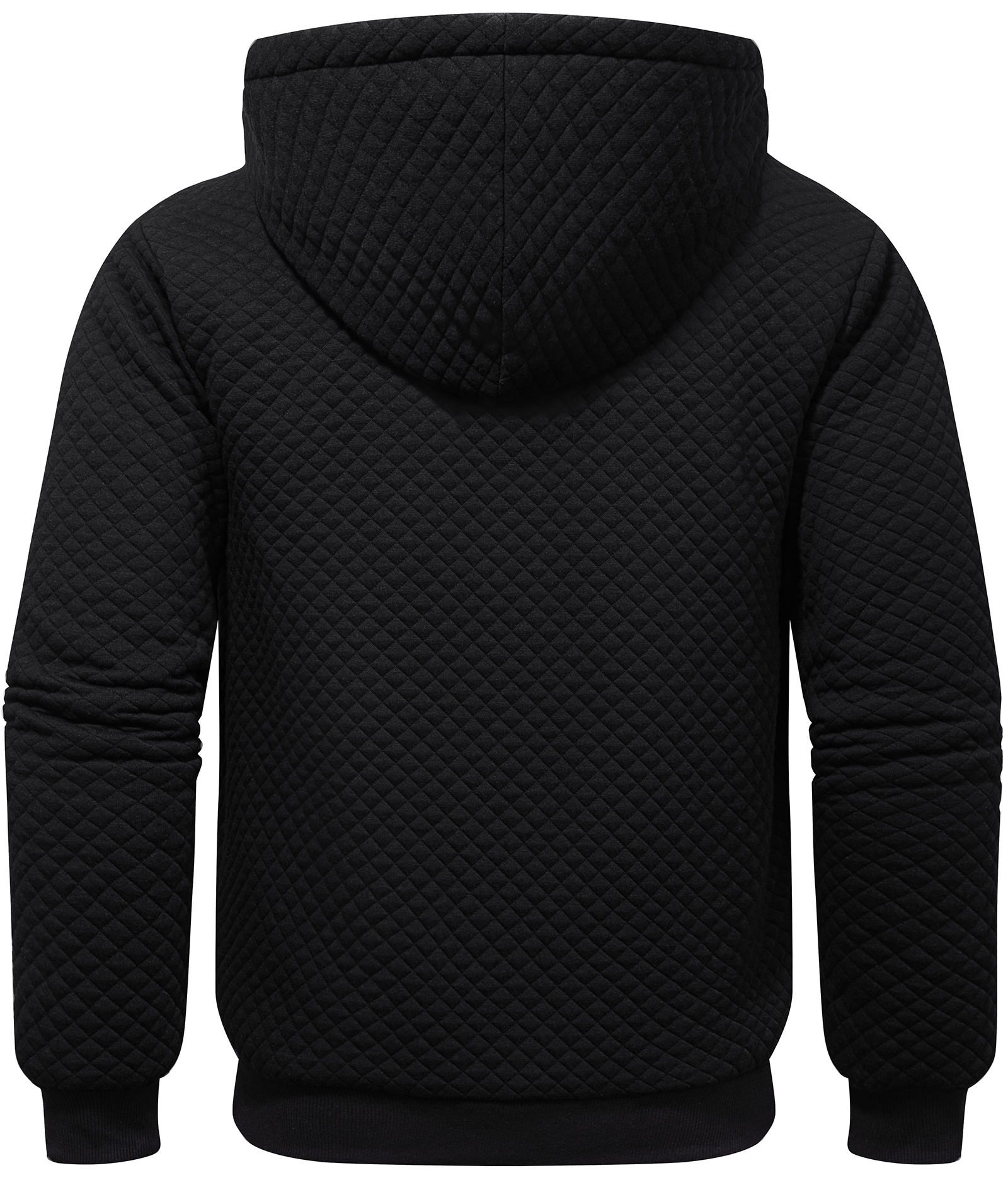 Men's Zip Up Heavyweight Sherpa Lined Fleece Hoodie-CUMFH02162