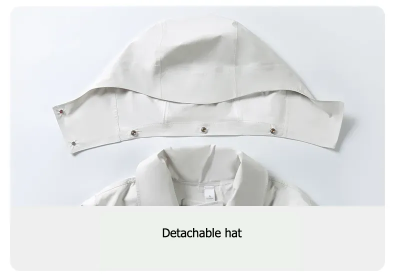 JACKETW Women Windproof Waterproof Short Windbreaker Women's Fashion Versatile Sports Hooded-DAW045