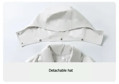 JACKETW Women Windproof Waterproof Short Windbreaker Women's Fashion Versatile Sports Hooded-DAW045