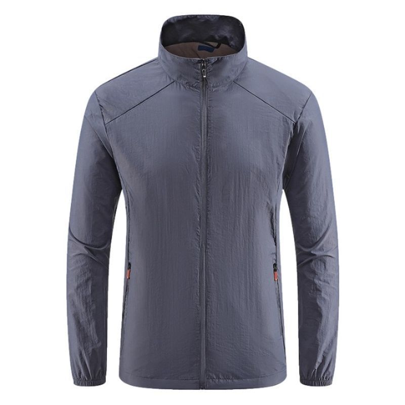 JACKETW Men's Quick Dry Lightweight Sun Protection Ultra Light Hooded Outwear Jacket-CAL10036-Jacketw