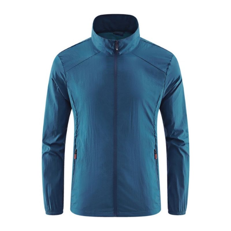 JACKETW Men's Quick Dry Lightweight Sun Protection Ultra Light Hooded Outwear Jacket-CAL10036-Jacketw