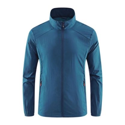 JACKETW Men's Quick Dry Lightweight Sun Protection Ultra Light Hooded Outwear Jacket-CAL10036-Jacketw