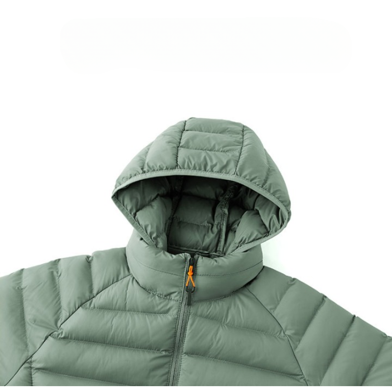 JACKETW Men's Lightweight Full Zip Puffer Down Jacket-V-22916#