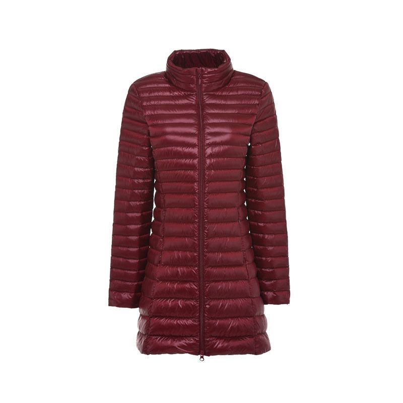 JACKETW Women's Lightweight Long Down Jacket-W-04-PL