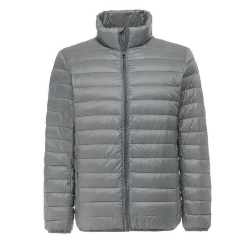 JACKETW Men's Ultra Light Packable Down Hooded Slim Jacket-TU20190625H