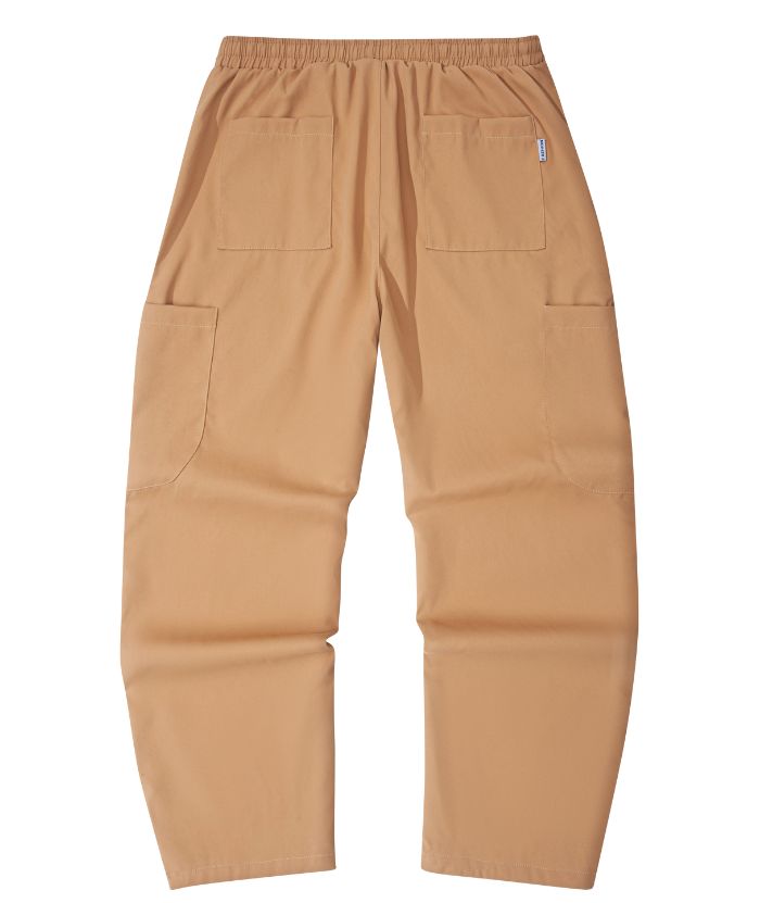 Men's Solid Color Drawstring Casual Cargo Pant-ZPK009475