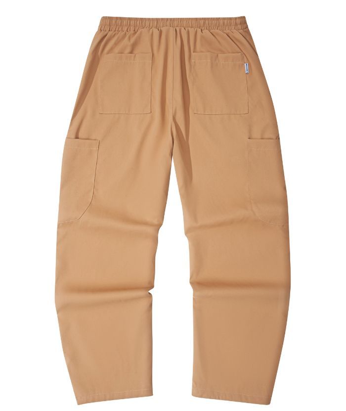 Men's Solid Color Drawstring Casual Cargo Pant-ZPK009475