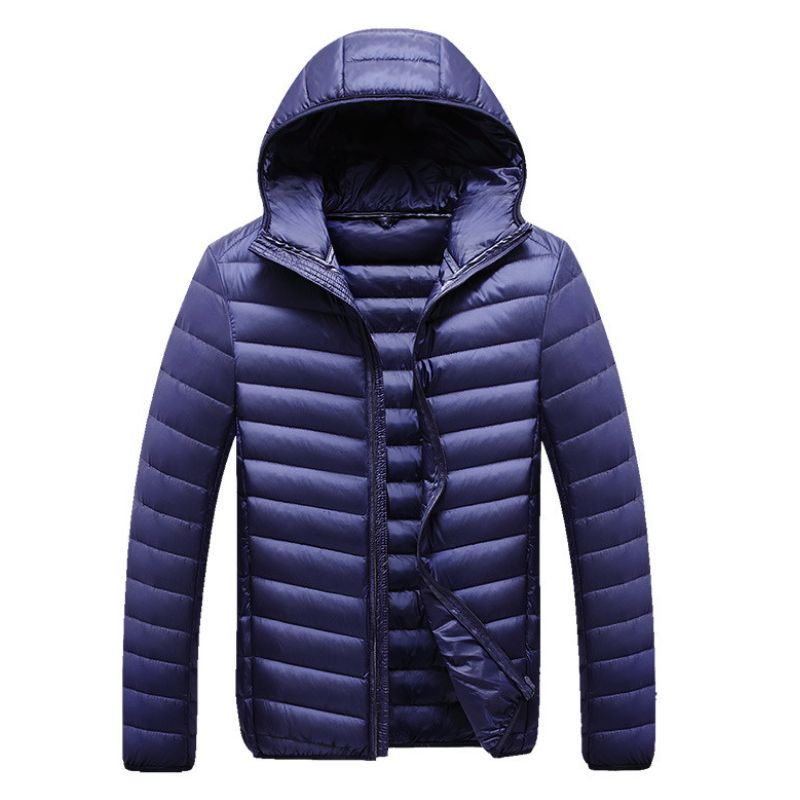 JACKETW Men's Winter Slim Fit Hood Casual Slim Down Jacket -ZH126