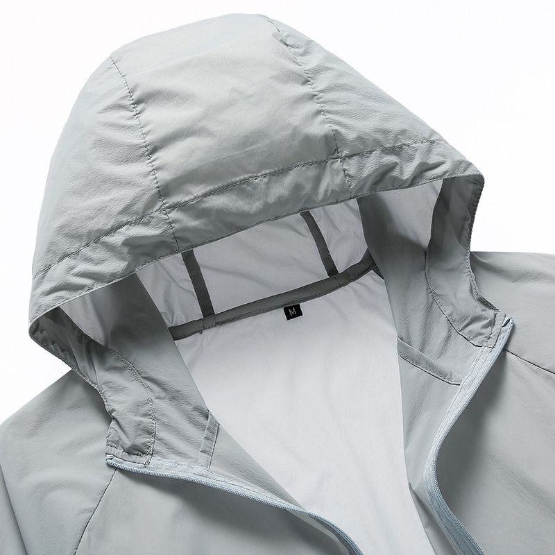 JACKETW Men's Ultra-Thin Breathable Sun Protection Clothing Jacket-ZH137