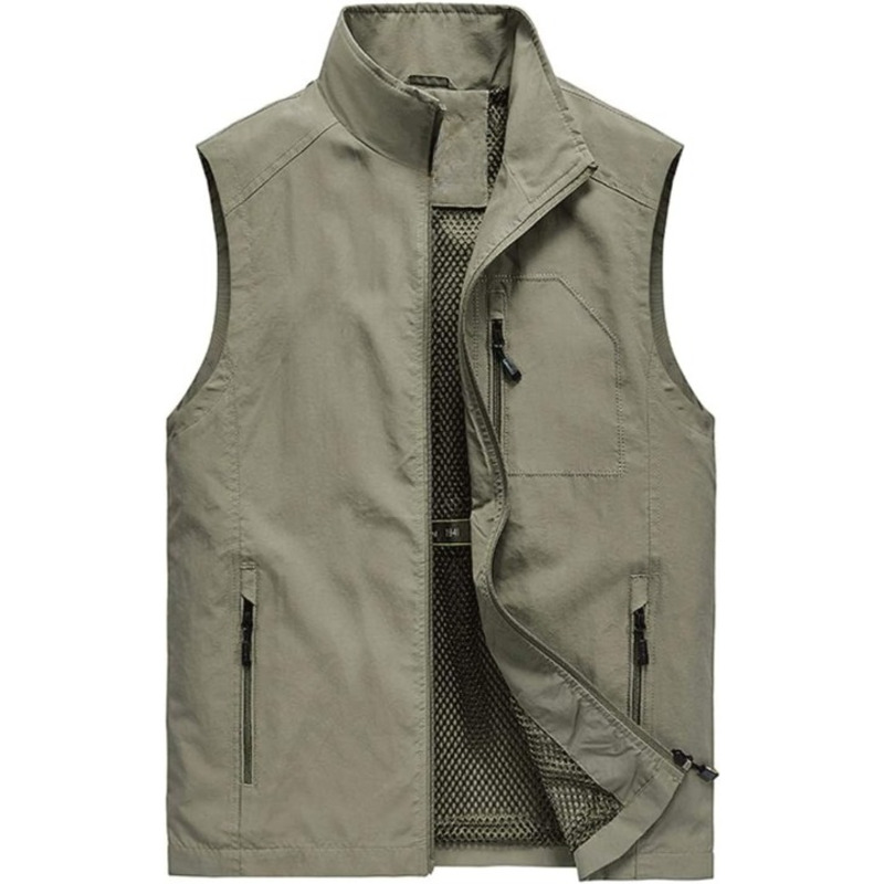 JACKETW Men's Sleeveless Vest Jacket-CAL10021