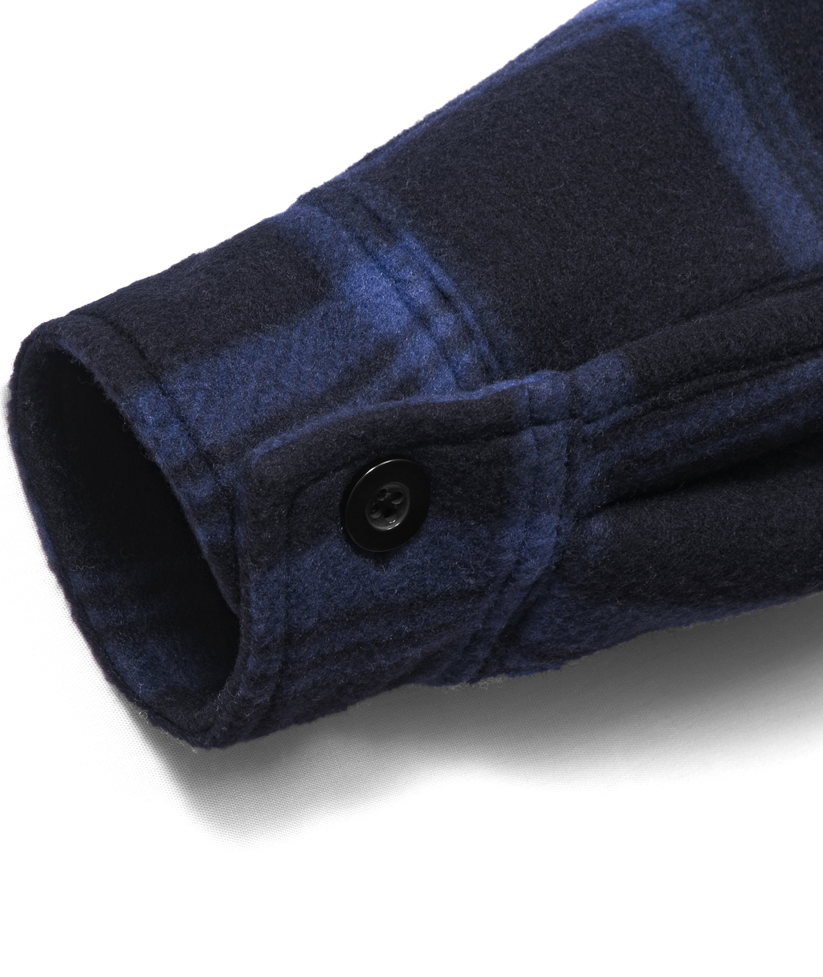 Men's Long Sleeve Full Zipper Fleece Plaid Hoodie-CFMGF00001