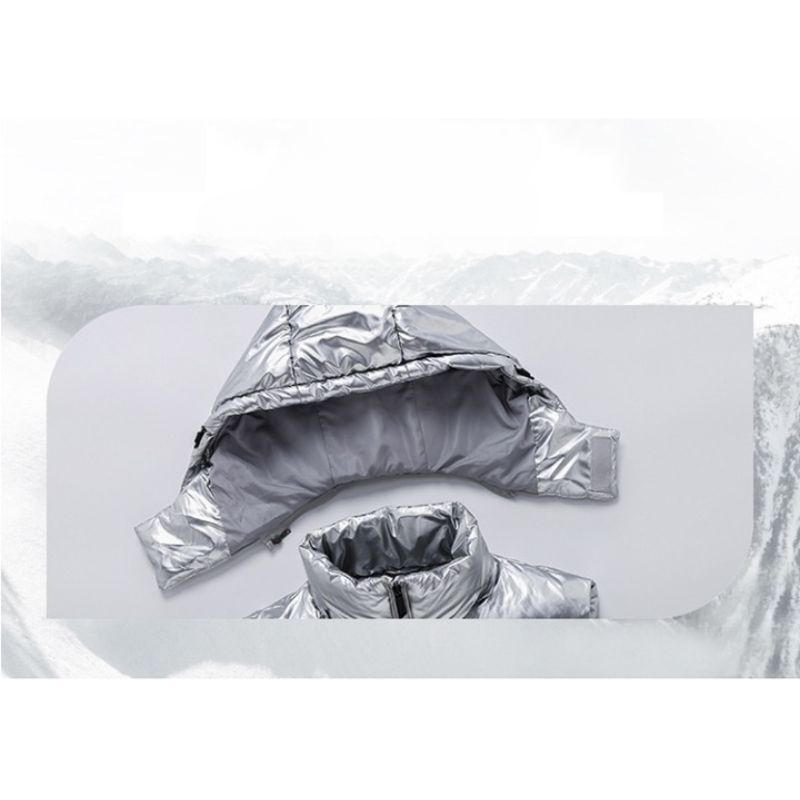 JACKETW Men's Fashion Hooded Vest Winter Casual Warm Vest Jacket -ZH121